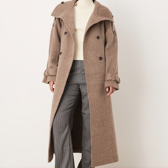 ASOS Funnel Neck Trench - Picture 1 of 6
